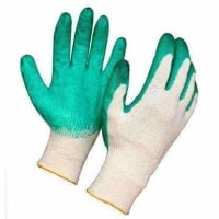 Перчатки х/б с латексным покрытием (одинарный облив) 13 класс