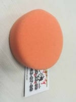 080551 Полировальный круг APP оранжевый на липучке d=75мм, H=2.5см