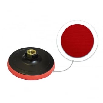 Rock FORCE Тарелка (оправка) опорная с Velcro фиксацией для УШМ (150мм, М14 под ключ)