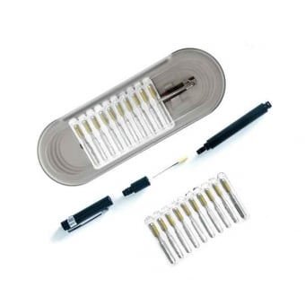 Roxel Pro Набор игл с держателем для удаления частичек пыли с влажной краски + держатель / 499342