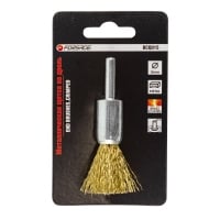 Forsage Кордщетка чашеобразная латунная с хвостовиком для дрели 15мм