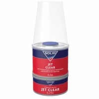 SOLID Бесцветный акриловый лак Jet Clear 0,5л + 0,25 л отв.