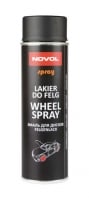 NOVOL Эмаль (краска) для дисков WHEEL SPRAY, Черный Мат, 500 мл
