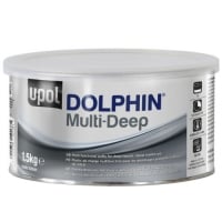 U-POL Шпатлевка высокоплотная армированная DOLPHIN MULTI DEEP, серебристо-серая, банка, 1.5кг