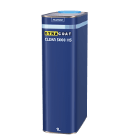 DYNA Бесцветный акриловый лак CLEAR 5000 высокоглянцевый HS 2:1, 5 л. + 2.5 отв.