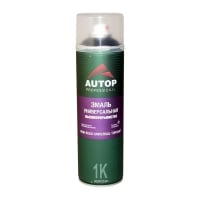 AUTOP Эмаль акриловая высокоукрывистая №18, High Build Topcoat (аэрозоль), чёрная глянцевая, 650мл