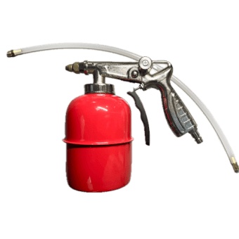 H-D Пневмопистолет для промывки с бачком и шлангом (мовильный) регулируемый 800cc