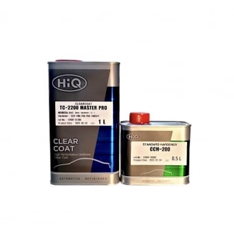 HiQ Бесцветный акрил-уретановый лак Clearcoat Master Pro TC-2200 1л. + 0.5л отв. (CCH-200)