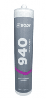HB BODY Шовный кузовной полиуретановый герметик 940 не отвердевающий, туба 300мл.