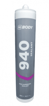 HB BODY Шовный кузовной полиуретановый герметик 940 не отвердевающий, туба 300мл.