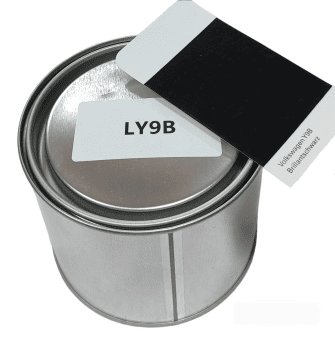 SHELCOLOR Эмаль базовая (краска) AUDI - VW LY9B 0,5л. (цвет: черный)