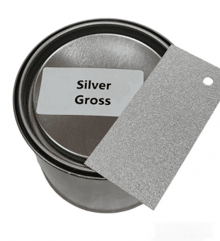 SHELCOLOR Эмаль базовая (краска) Silver Gross 0,5л., крупное серебро