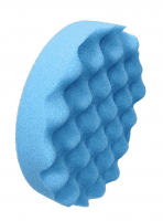 APP Круг полировальный поролоновый профилированный на липучке синий d=150мм