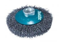 MAKITA Щетка для шлифовальной машинки, конусная D=115 мм, сталь
