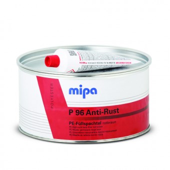 MIPA Антикорозионная шпатлевка наполнитель P96 Anti-Rust красно-коричневая 2кг
