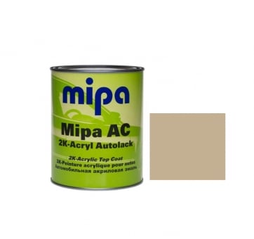 MIPA Эмаль (краска) акриловая 2K LADA 236 K Бежевая 1л, БЕЗ ОТВЕРДИТЕЛЯ