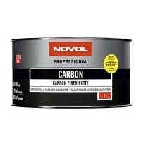 NOVOL Шпатлевка термостойкая CARBON с углеволокном 1л