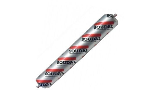 Soudal Шовный кузовной полиуретановый герметик (колбаса), 40FC высокомодульный 600 мл