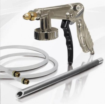 Пневмопистолет для гравитекса с регулировкой с двумя шлангами AIR TOOLS AT-1070