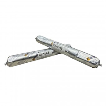 PUSTAR Однокомпонентный полиуретановый клей-герметик Renz 43, черный в  колбасе 600мл