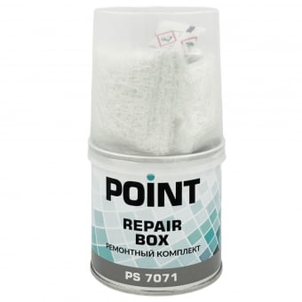 POINT Ремонтный комплект PS 7071 REPAIR BOX (ремкомплект), (стекломат + смола + отв.) 250гр