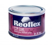 Reoflex Эмаль-грунт DTM-Coat, черный матовый, 0,5 кг.