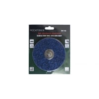 Rock FORCE Круг абразивный зачистной для дрели 115мм (синий), в блистере