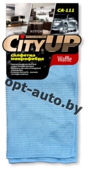 СА-111City Up Waffle Салфетки для стекла 35*40 (300мг)