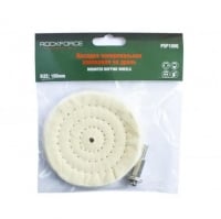 FORSAGE Диск полировальный хлопковый на дрель 100х10мм (хвостовика 6мм), в блистере