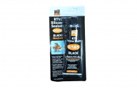 PUSTAR Силиконовый высокотемпературный герметик RENZ 6585, черный, 85 гр