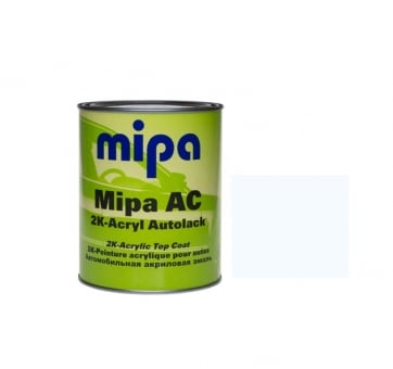 MIPA Эмаль (краска) акриловая 2K TOYOTA 040 Super white 1л, БЕЗ ОТВЕРДИТЕЛЯ