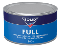 SOLID Наполнительная среднезернистая полиэфирная шпатлевка Full 1,8кг