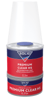 SOLID Бесцветный акриловый лак Premium HS 0,5л + 0,25 л отв.