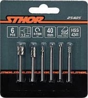 Sthor Шарошки металлические для обработки металла (набор 6шт) 25405