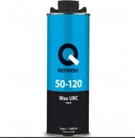 Q-REFINISH Антигравийное покрытие, cредство для защиты кузова WAX UBS на основе воска 1л, черное