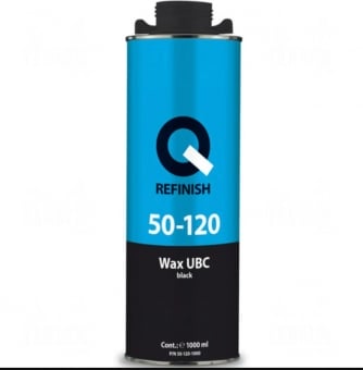 Q-REFINISH Антигравийное покрытие, cредство для защиты кузова WAX UBS на основе воска 1л, черное