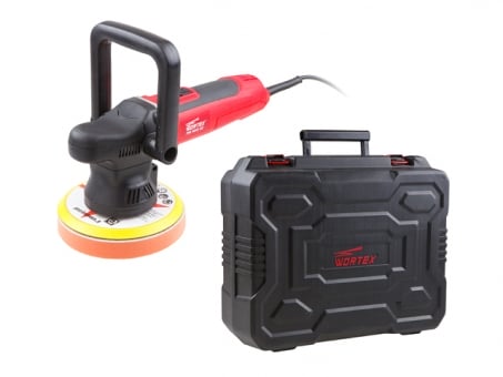 WORTEX Электрическая полировальная шлиф. машинка PM 1810 SE, эксцентр. 9мм, d-150мм (электрошлифмашинка) 700W, 2000-6400 об/мин